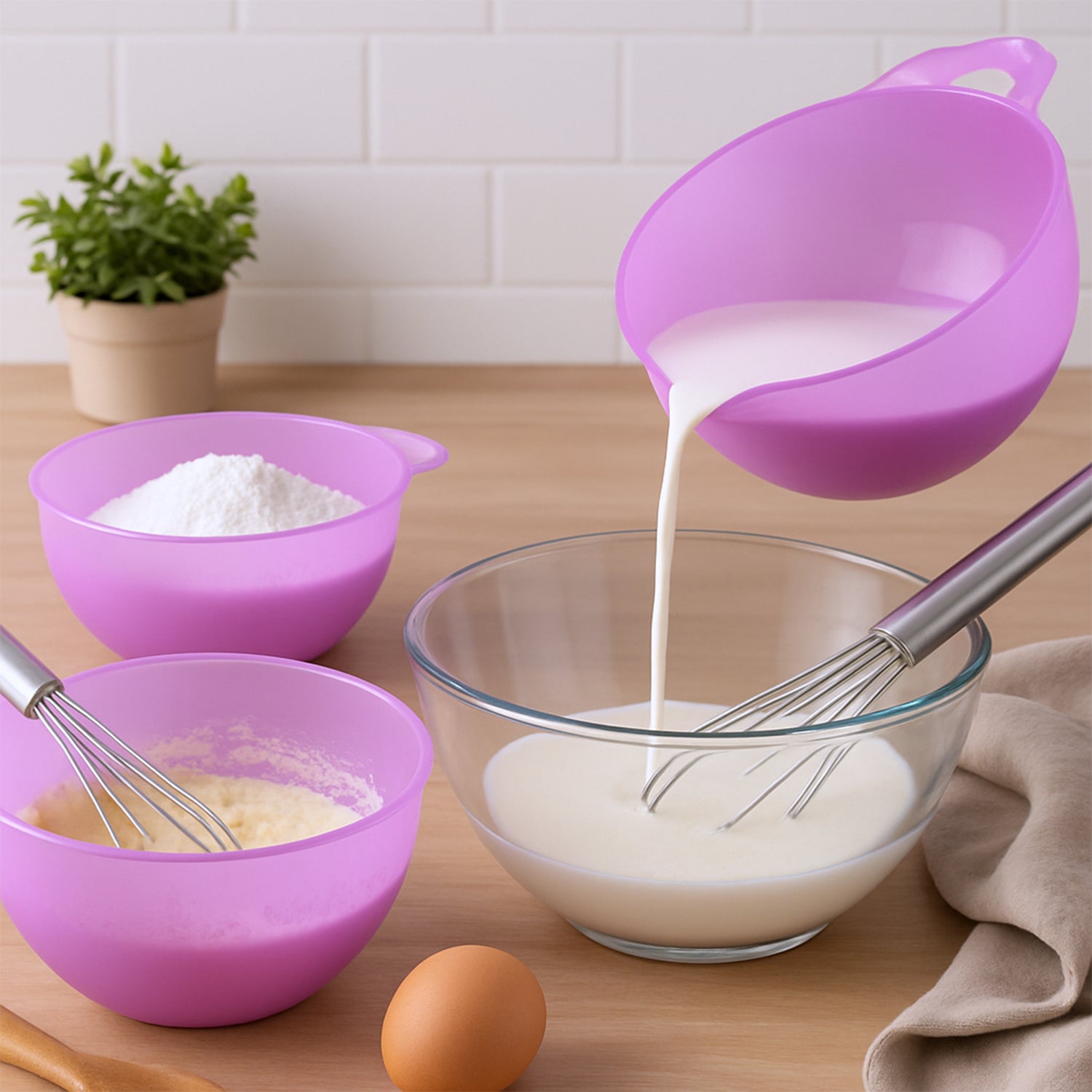 Apex Mix  Measure Prep Bowl Set  3 Pieces - Zidbik