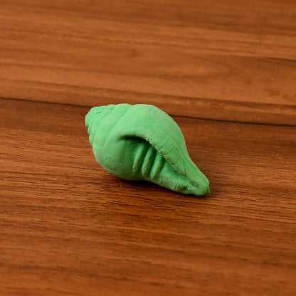 Shankh Shape Eraser Rubber (20 Pc Mix Colour Design) - Zidbik