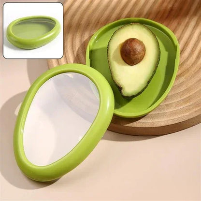 Green Oval Shape Vegetable Container Premium Fruits Saver Keeper (1 Pc) - Zidbik