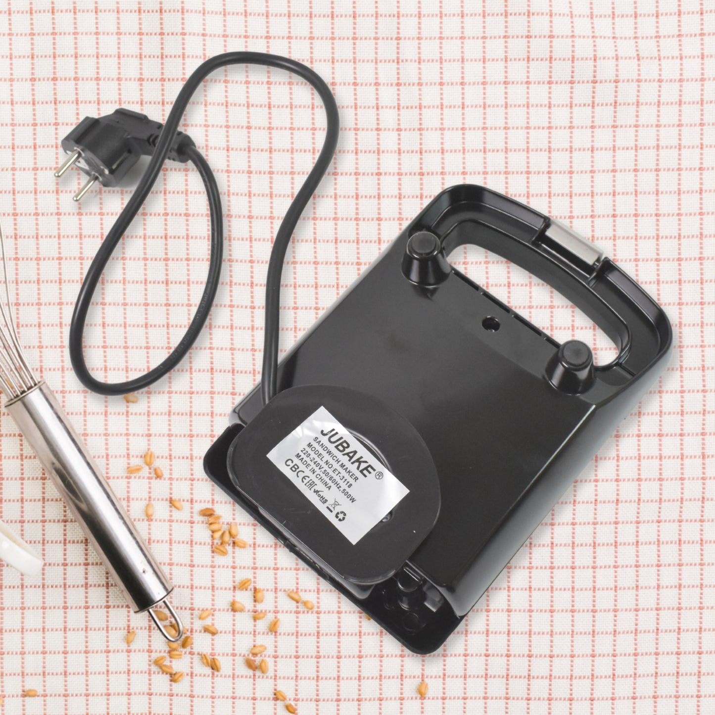 Sandwich Maker Makes Sandwich Non-stick Plates (1 Pc  500w) - Zidbik