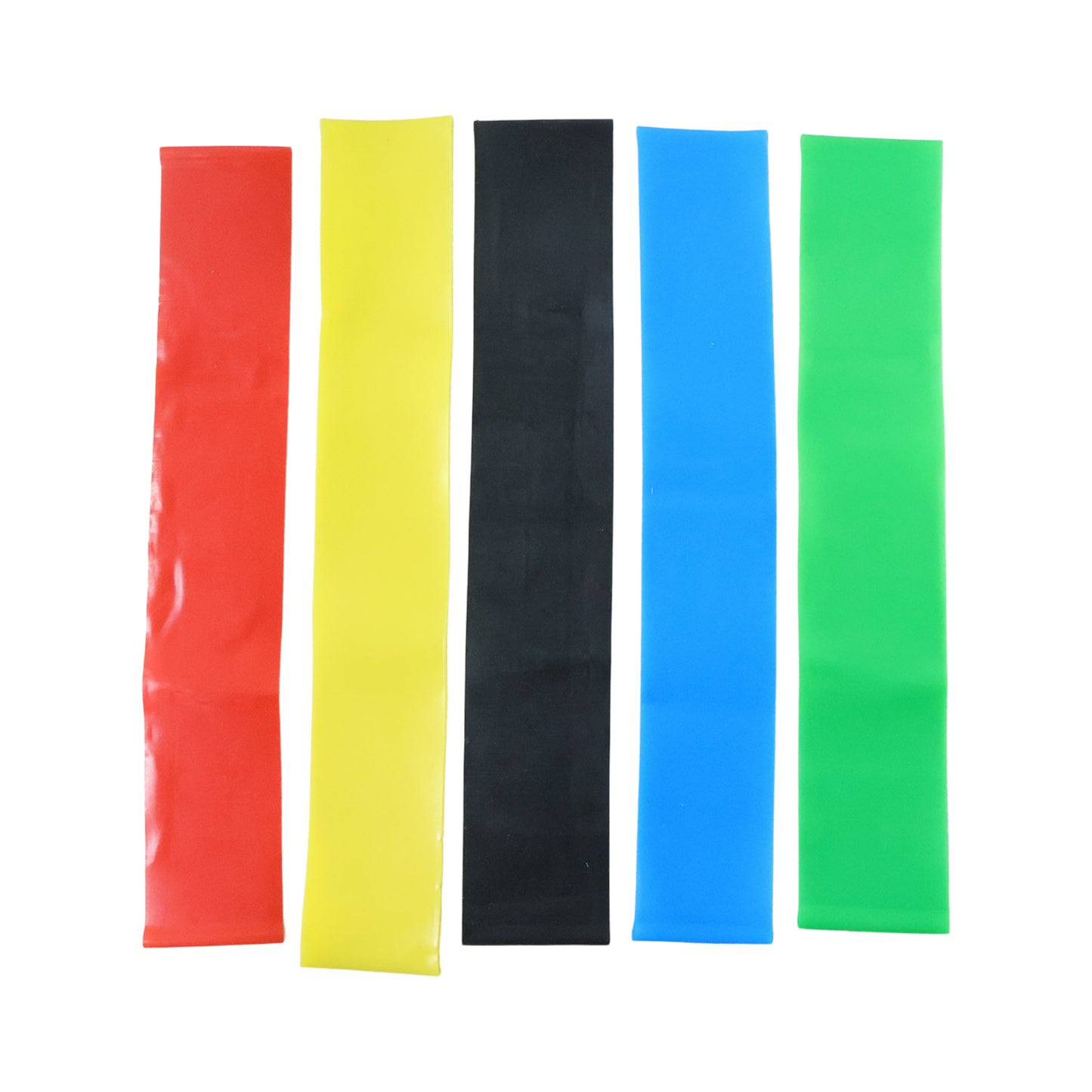 Premium Elastic Resistance Exercise Bands  Belt Set (5 Pc)
