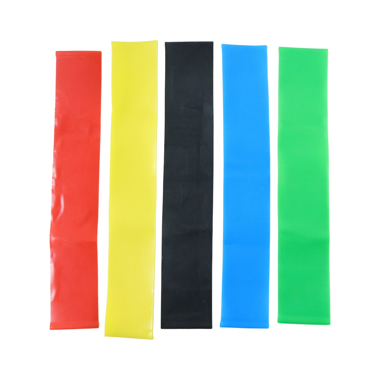 Premium Elastic Resistance Exercise Bands  Belt Set (5 Pc)