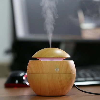 Ultrasonic Aromatherapy Humidifier Usb Desktop (130 Ml 1 Pc) - Zidbik