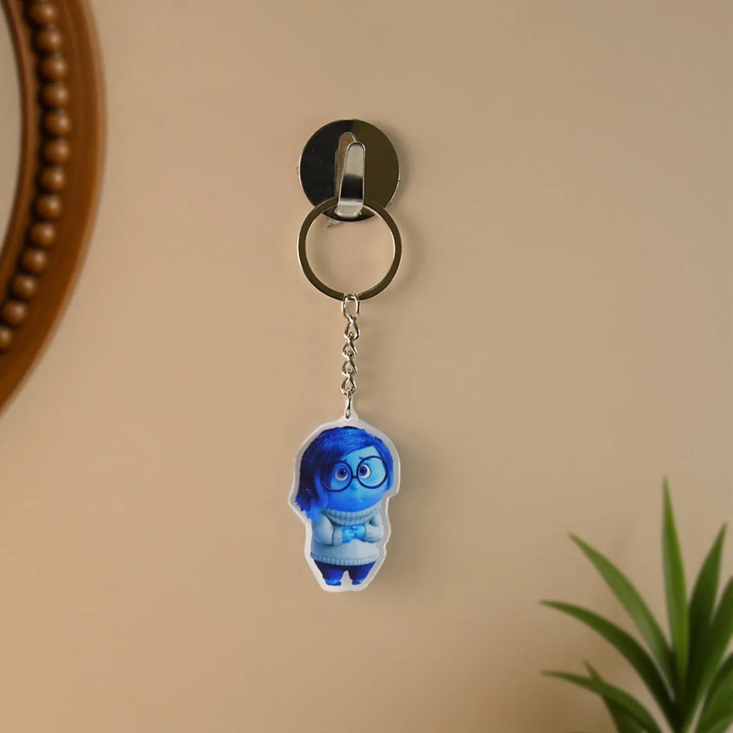 Cartoon Character-themed Acrylic Keychain (1 Pc) - Zidbik
