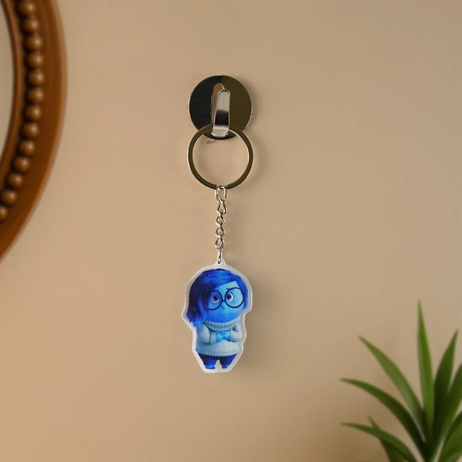 Cartoon Character-themed Acrylic Keychain (1 Pc) - Zidbik