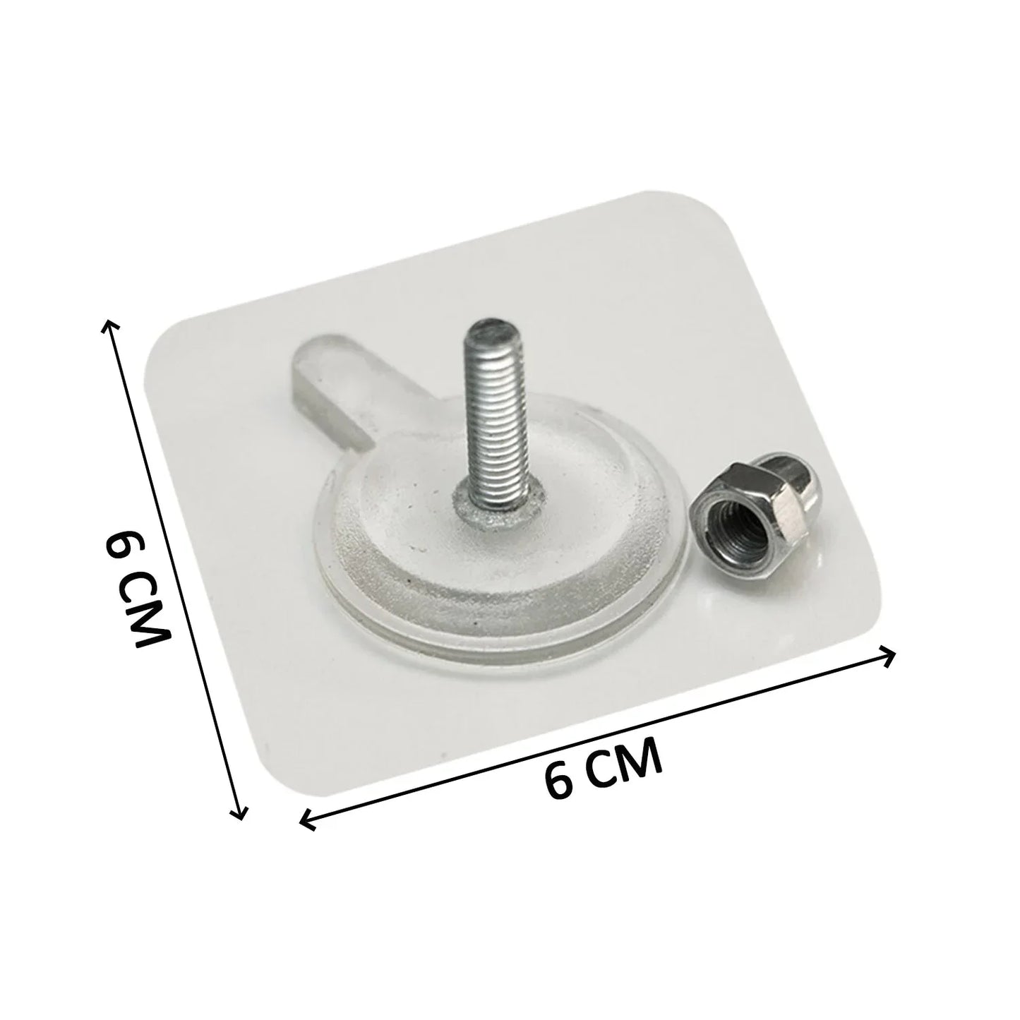 9017 Adhesive Screw Wall Hook Used In All Kinds Of Places Including Household And Offices For Hanging And Holding Stuffs Etc. - Zidbik