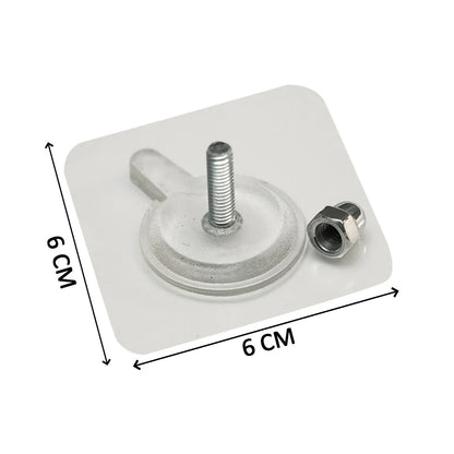 9017 Adhesive Screw Wall Hook Used In All Kinds Of Places Including Household And Offices For Hanging And Holding Stuffs Etc. - Zidbik