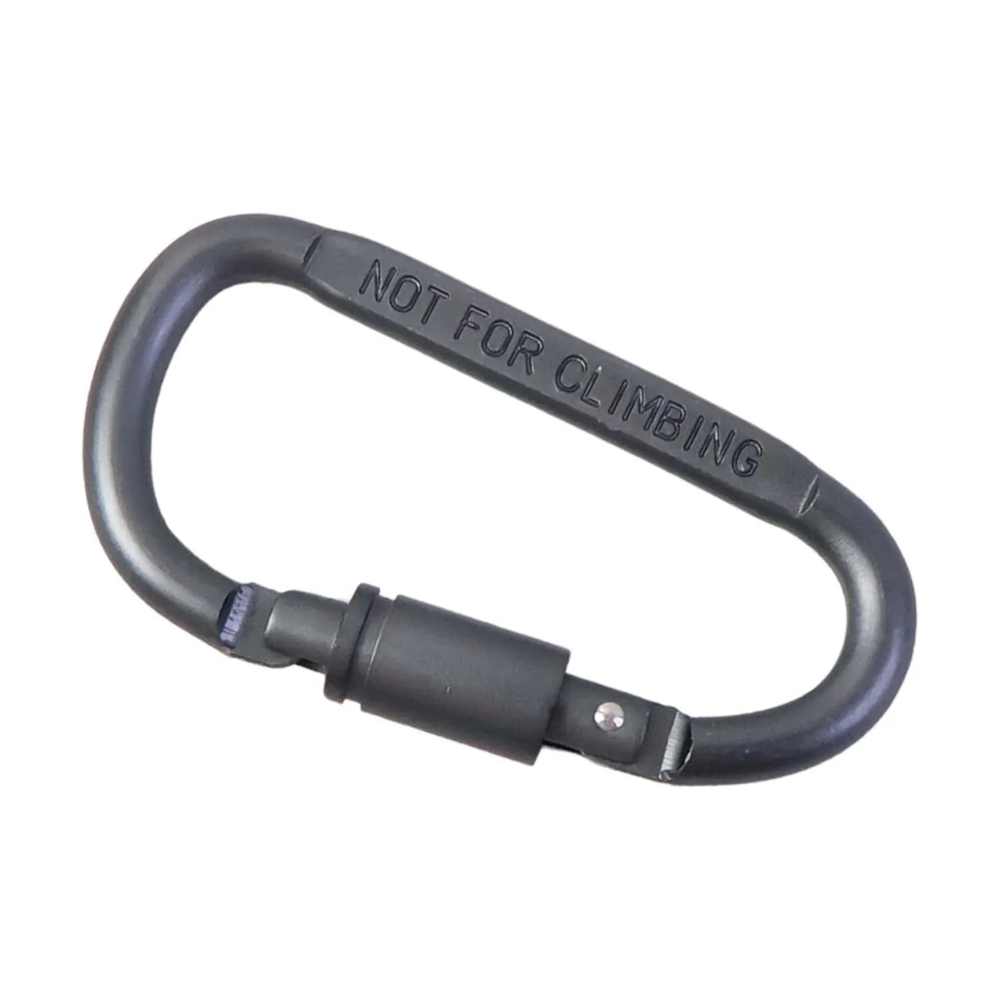 Premium Heavy-duty Metal Carabiner Hook With Screw Lock (1 Pc) - Zidbik
