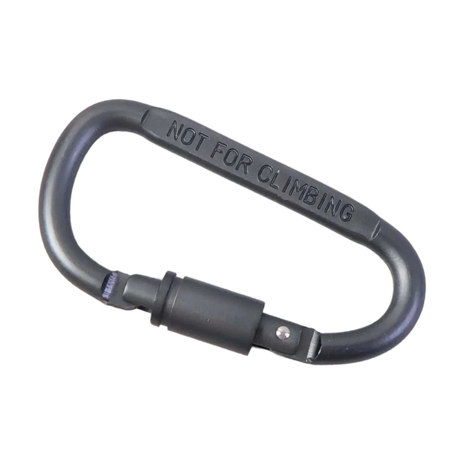 Premium Heavy-duty Metal Carabiner Hook With Screw Lock (1 Pc) - Zidbik