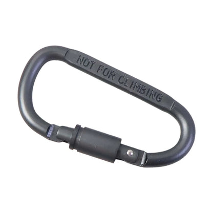 Premium Heavy-duty Metal Carabiner Hook With Screw Lock (1 Pc) - Zidbik