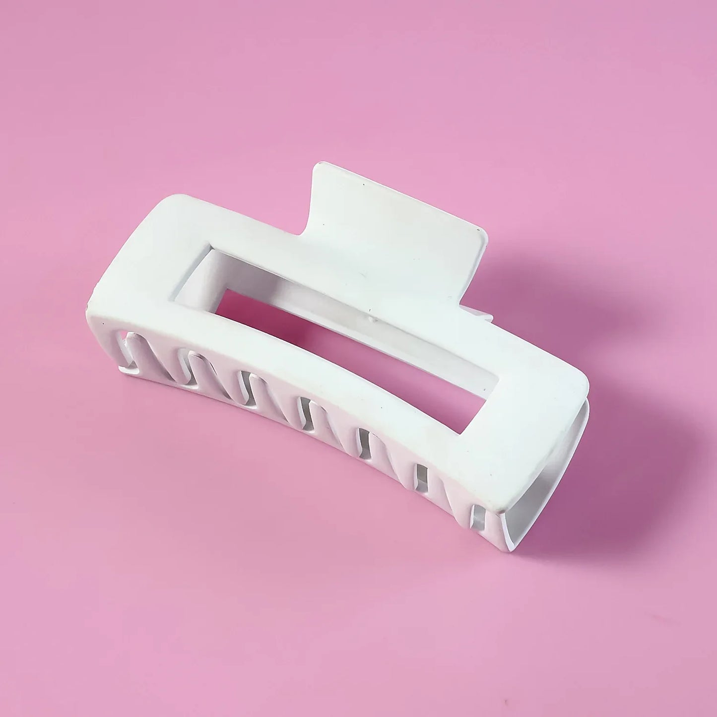 Large Stylish Plastic Hair Clip (1 Pc) - Zidbik