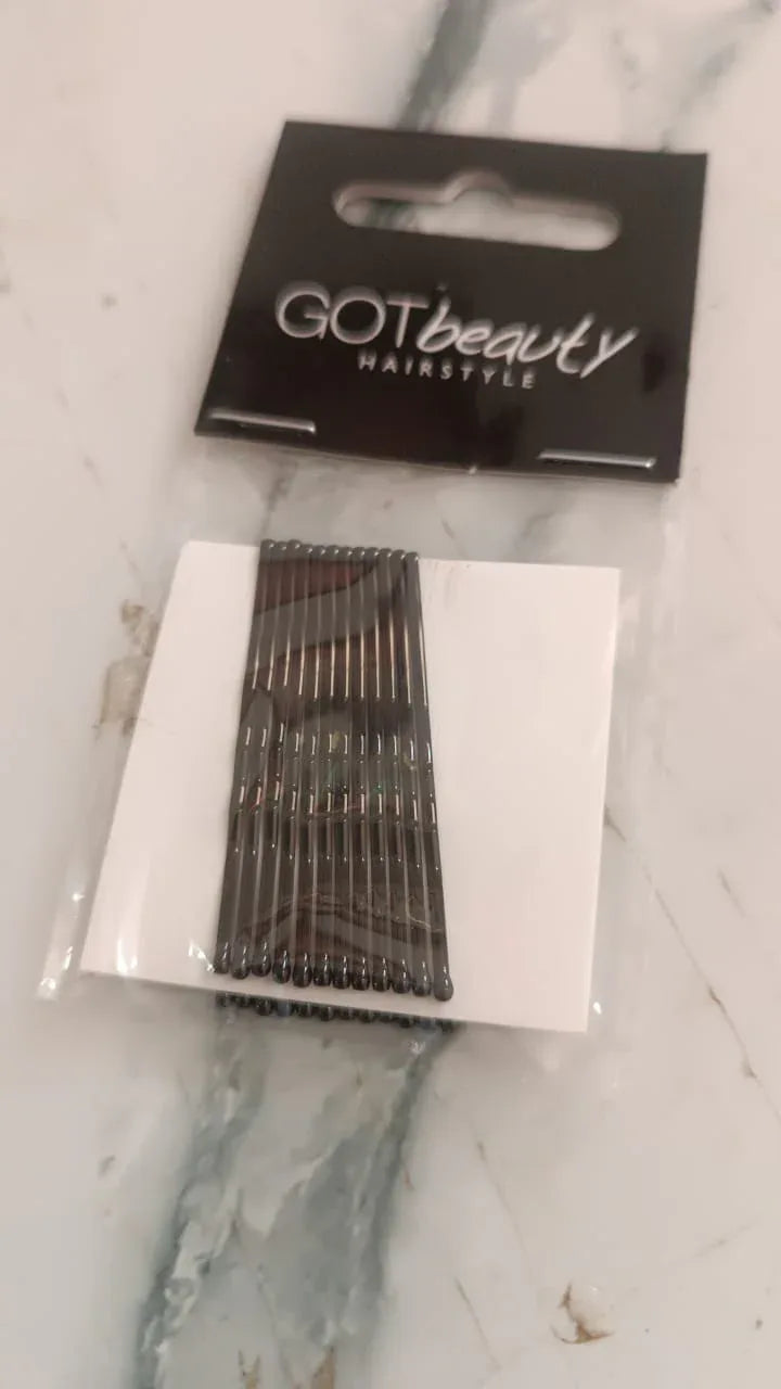 Premium Hair Bobby Pins Set 12pc - Zidbik