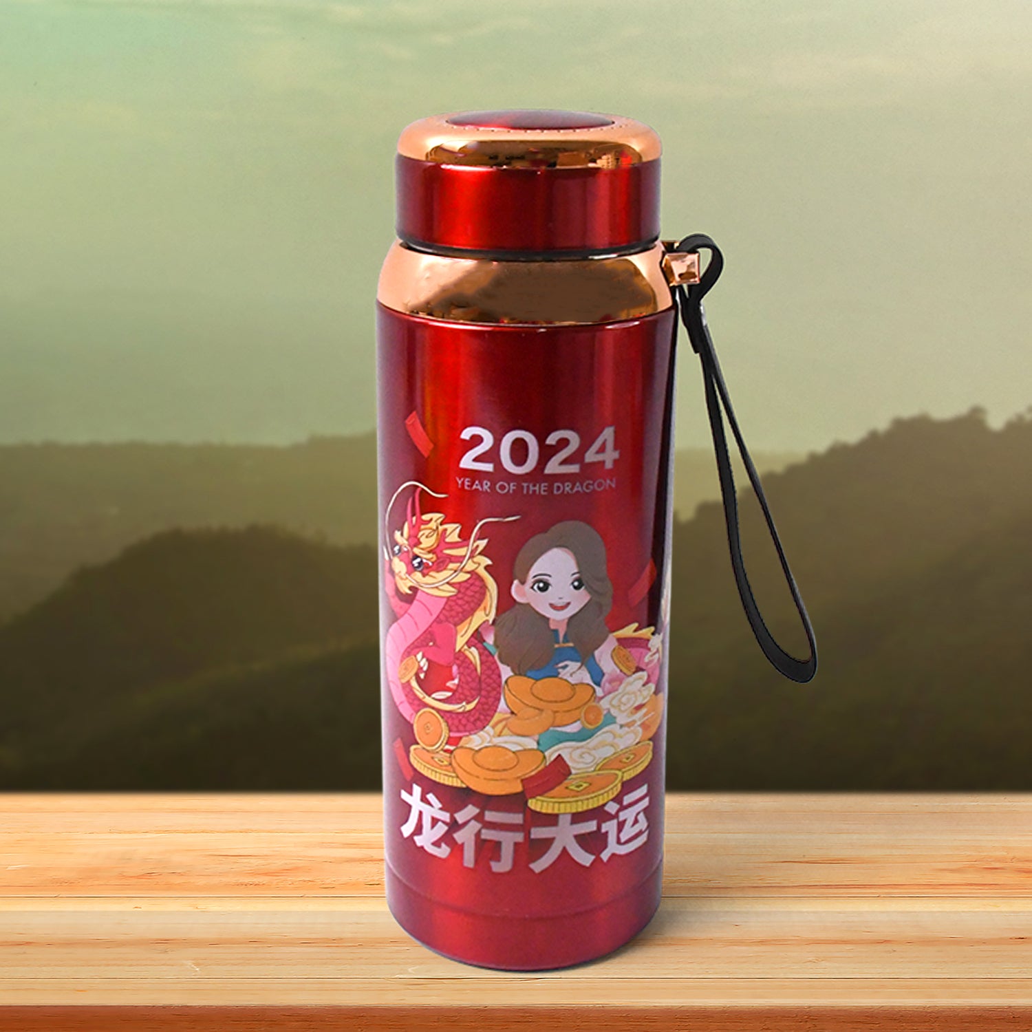 Printed Vacuum Insulated Water Bottle (1pc  800 Ml) - Zidbik
