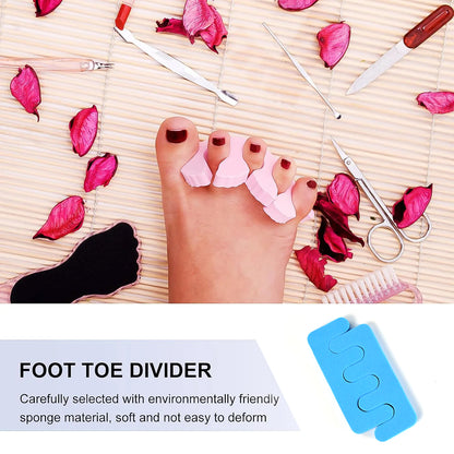 Toe Separators Toe Spacers Sponge Toe Stretcher Pedicures (1 Pair) - Zidbik