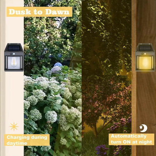9428 Solar Wall Lights Lamp Outdoor Wireless Dusk To Dawn Porch Lights Fixture Solar Wall Lantern With 3 Modes Motion Sensor Waterproof Exterior Lighting With Clear Panel (1 Pc ) - Zidbik