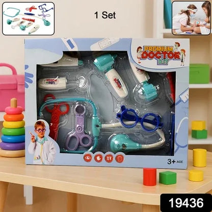 Aditi Premium Doctor Kit Medical Role Play Toy Set For Kids (10 Pc) - Zidbik