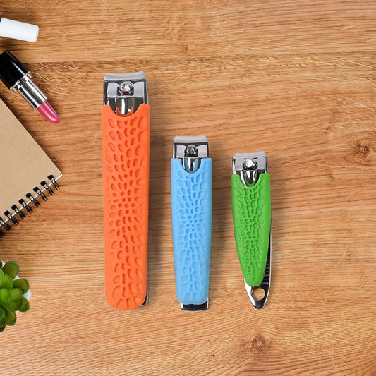 3 In 1 Nail Clipper Set Compact Nail Cutter Big Size And Small Sizes - Zidbik