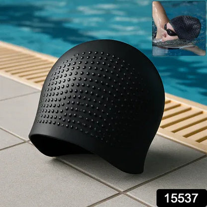 Premium Silicone Waterproof Swimming Cap (1 Pc) - Zidbik
