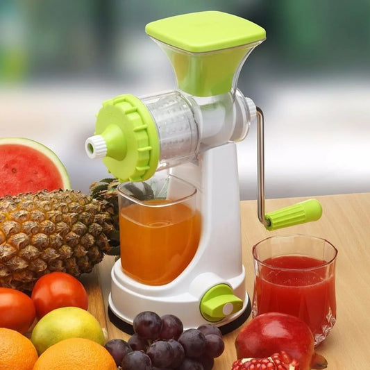 8103 Ganesh Kitchenware Plastic Hand Juicer New Smart Fruit Vegetable Multipurpose Juicer (Colorrandom Greenblueredorange) ( Colors May Vary ) (Multicolor Pack Of 1) - Zidbik