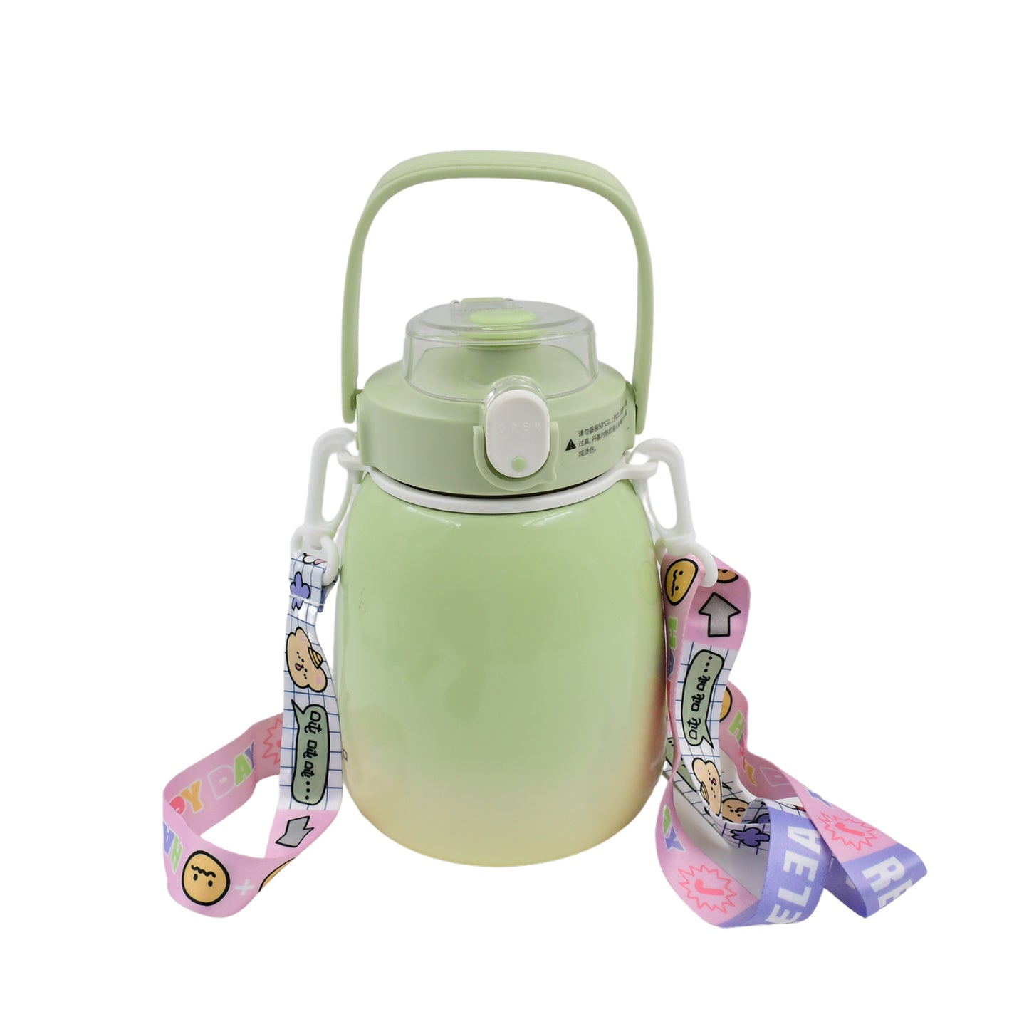 Stainless Steel Mug  Bottle Vacuum Insulated Cup With Handle (1200 Ml) - Zidbik