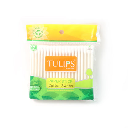 Paper-stick Cotton Swabs - (100 Pc  Set)