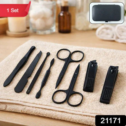 7 In 1 Premium Manicure Pedicure Grooming Kit (Mix Design) - Zidbik