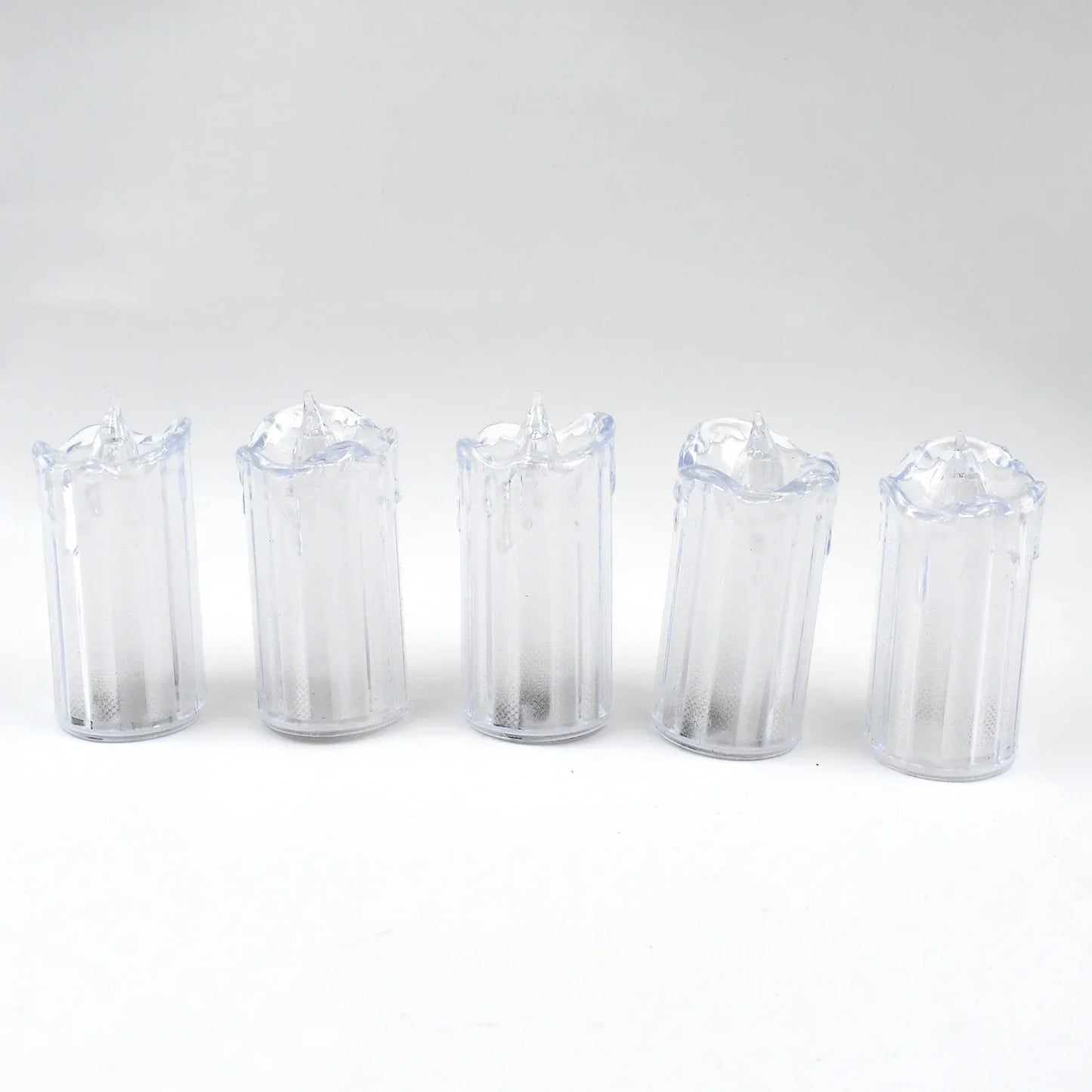 24 Pc Flameless And Smokeless Decorative Melting Candles Led Tea Light Candle Flickering Electronic Candle - Zidbik