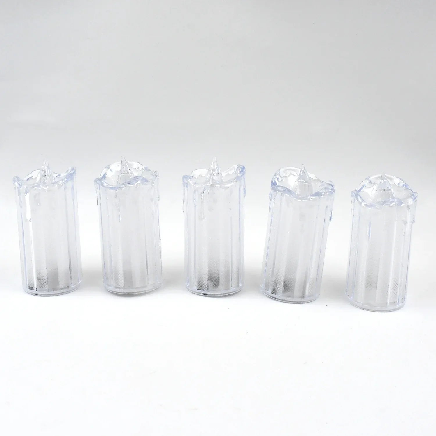 24 Pc Flameless And Smokeless Decorative Melting Candles Led Tea Light Candle Flickering Electronic Candle - Zidbik