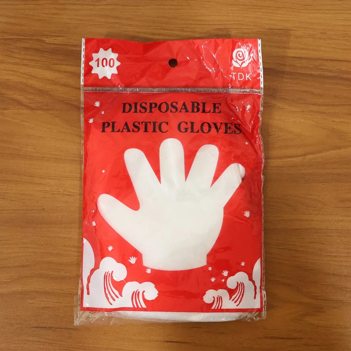 Disposable Transparent Plastic Gloves (100 Piece Pack) - Zidbik