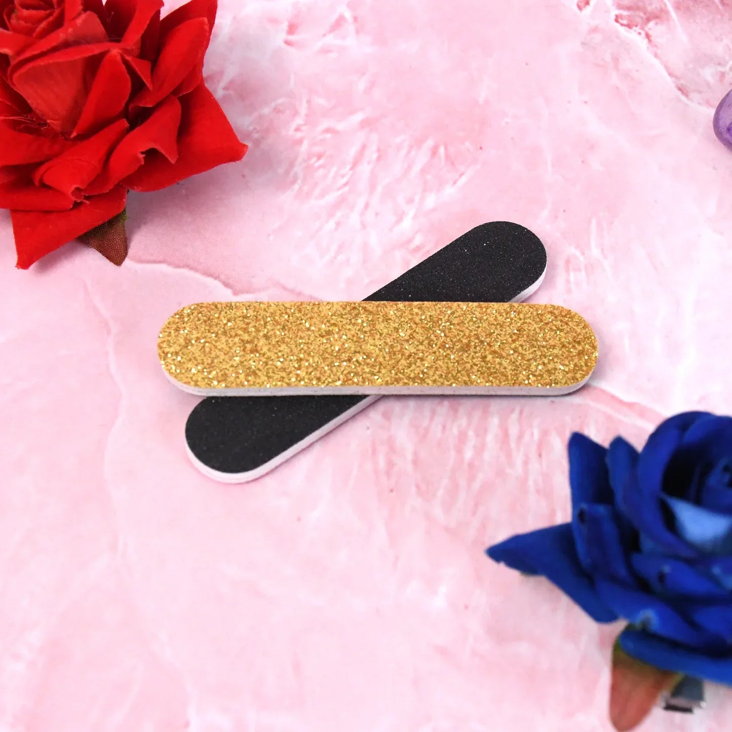 Professional Nail Filer Double Sided For Nail Shaper Nail File (9 Cm 2 Pc Set) - Zidbik