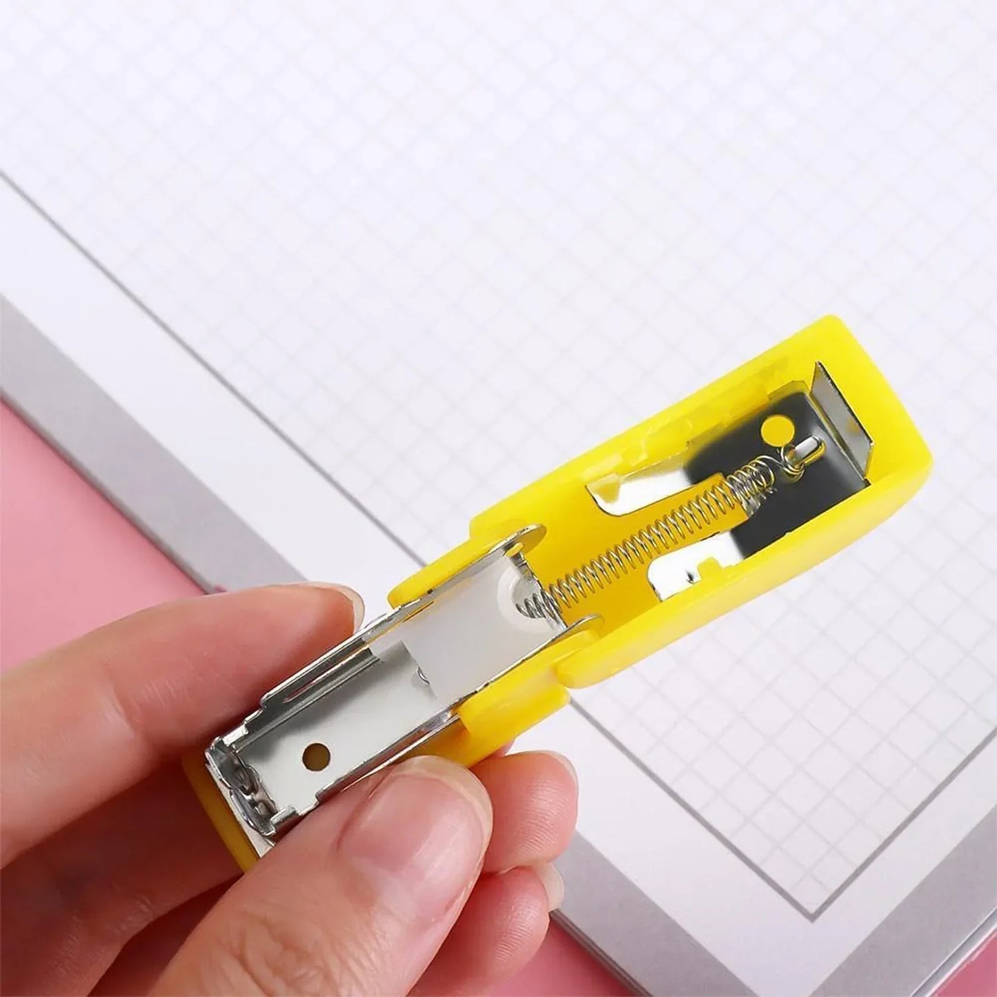 Mini Stapler Set With Staples Assorted Colors No.10 Staplers With Pins (20 Pcs Set) - Zidbik