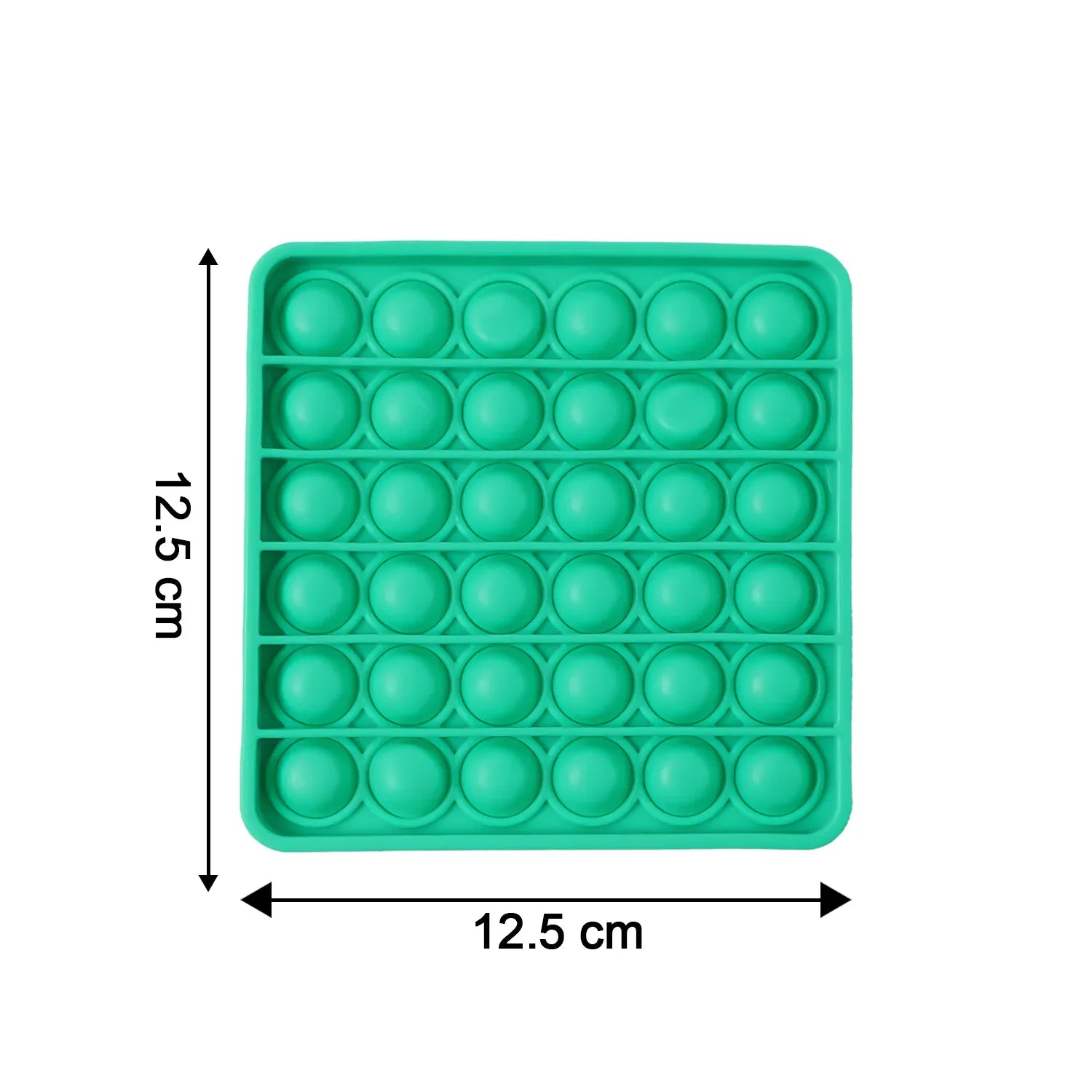 Premium Square Shape Silicone Pop It Fidget Toy (1 Pc) - Zidbik