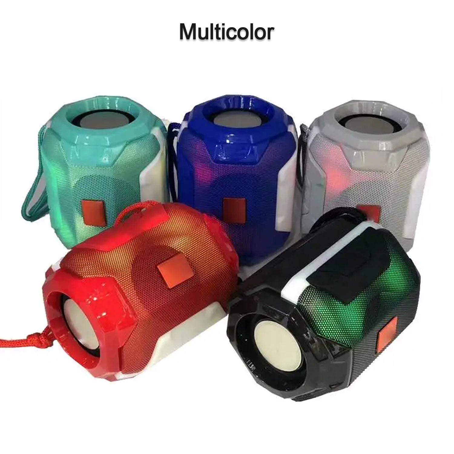 6155 Wireless Rechargeable Portable Premium Dj Bass Multimedia Speaker - Zidbik