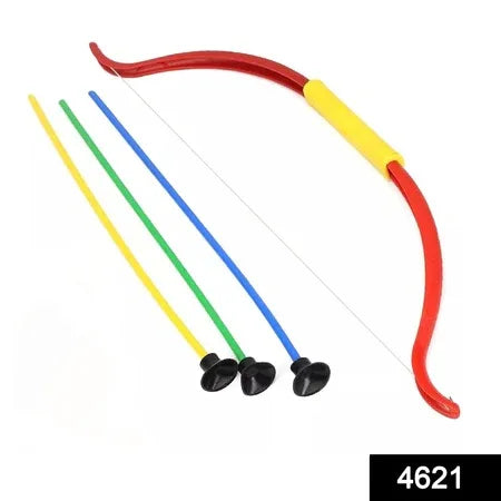 4621 Kids Archery Sport Bow And Arrow Toy Set With Quiver To Hold Arrows - Zidbik