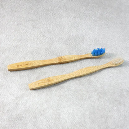 Eco-friendly Bamboo Toothbrush Twin Pack (12 Packets 24 Pieces) - Zidbik