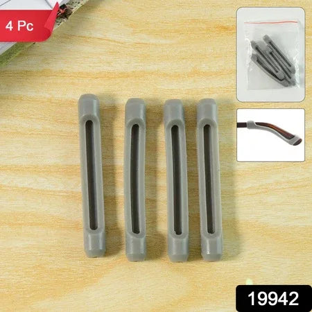 Anti-slip Eyeglass Temple Tip Sleeves - (4 Pc) - Zidbik