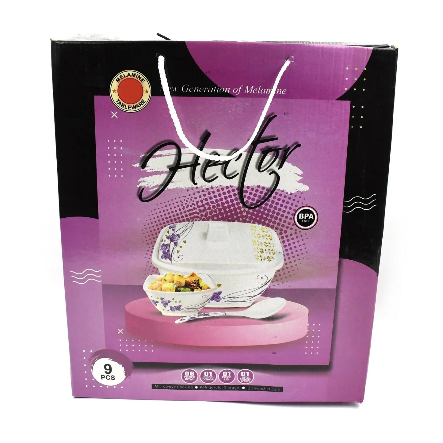 Hector High Quality Dinning Dinner Pudding Set (9 Pcs Set) - Zidbik