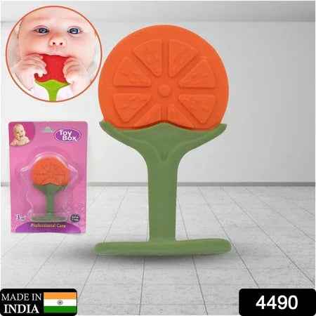 4490 Silicone Fruit Shape Teether Toy Food Grade Silicon Teether Use For Baby  Toddlers  Infants  Children - Zidbik