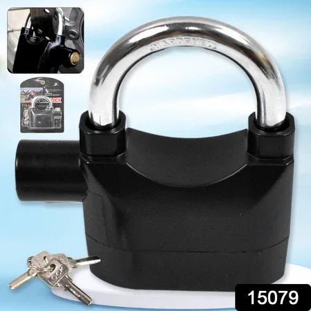 Plastic Body Waterproof Siren Alarm Smart Alarm Lock 3 Keys (1 Set) - Zidbik