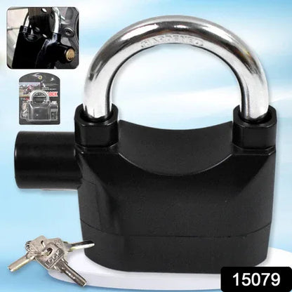 Plastic Body Waterproof Siren Alarm Smart Alarm Lock 3 Keys (1 Set) - Zidbik