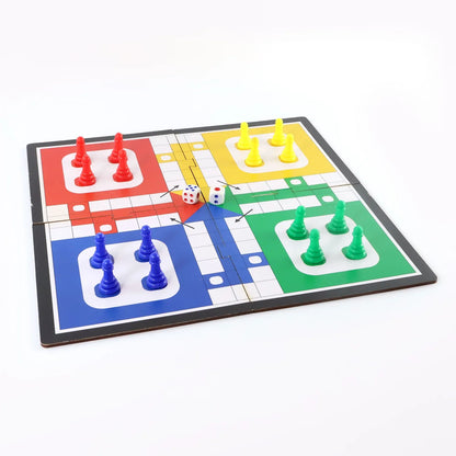 Pocket Ludo Travel Board Game - (1 Set) - Zidbik