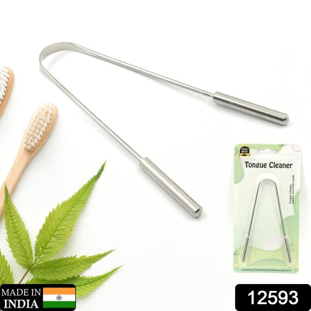 Tongue Cleaner For Kids  Adults  Tongue Scraper For Bad Breath Maintain Oral Hygiene For Daily Use  For Fresh Breath  Bacteria Removal  Improved Taste (Steel Copper Tongue Cleaner  1 Pc) - Zidbik