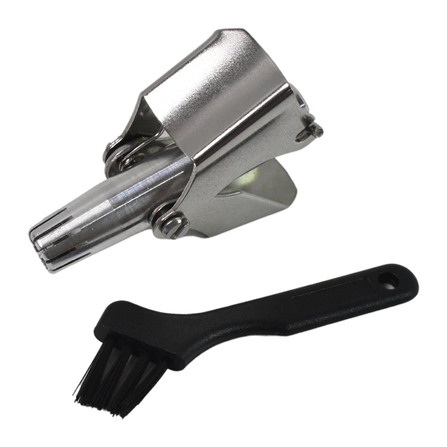 Nose Hair Clipper Stainless Steel Hair Remover (1 Pc  With Brush  Plastic Case) - Zidbik