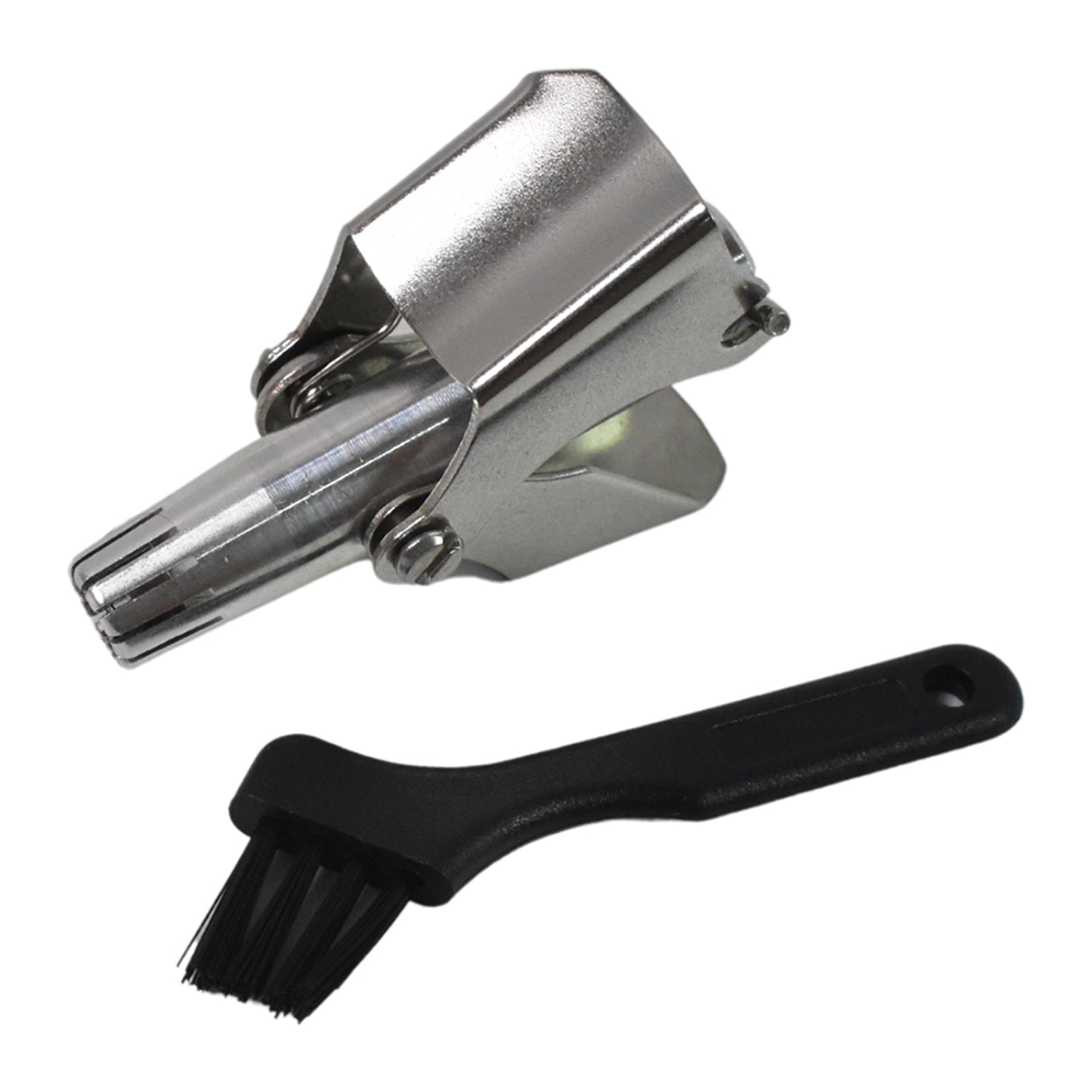 Nose Hair Clipper Stainless Steel Hair Remover (1 Pc  With Brush  Plastic Case) - Zidbik