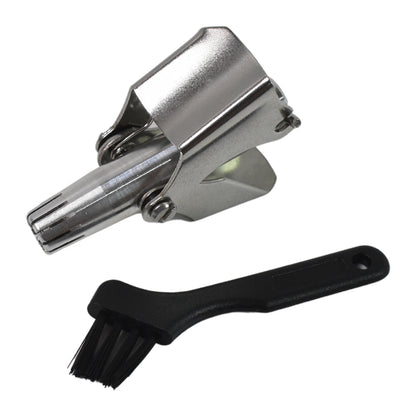 Nose Hair Clipper Stainless Steel Hair Remover (1 Pc  With Brush  Plastic Case) - Zidbik