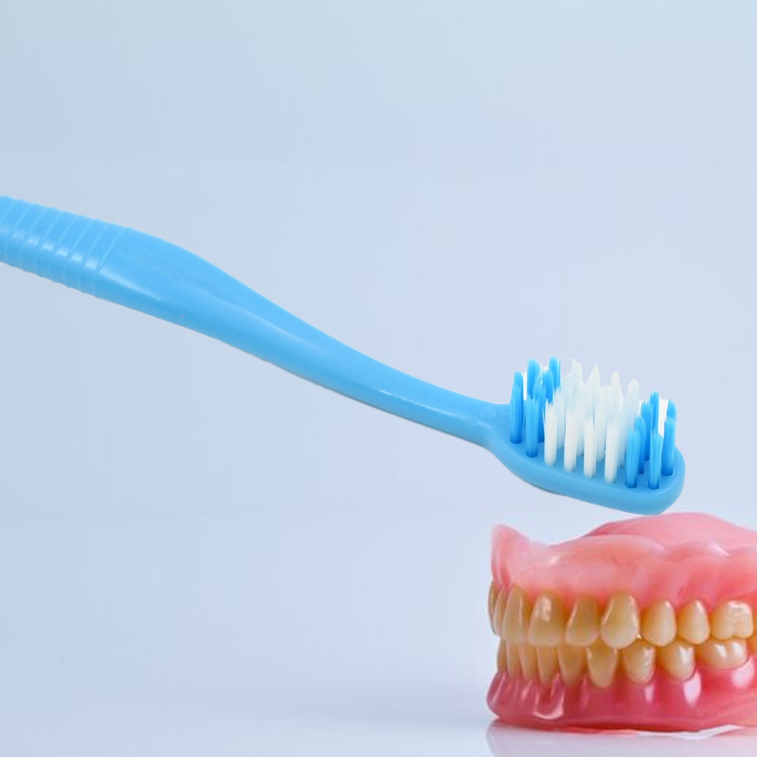 12721 2 In 1 Soft Toothbrush And Tongue With Toothbrush Cover Cleaner Scraper For Men And Women Kids Adults Plastic Toothbrush Cover  Case  Holder (1 Pc) - Zidbik