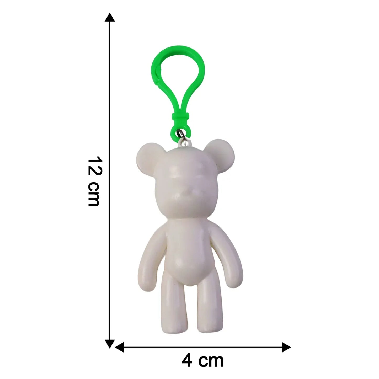 Cute Bear Shape Decorative Keychain (1 Pc) - Zidbik