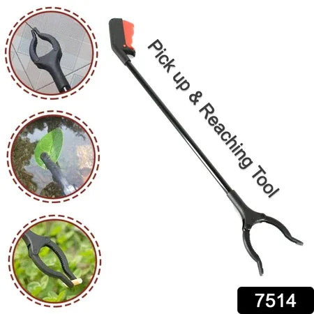 7514 Extra Long Pickup Aid Trash Picker Upper Rotating Hand Heavy Duty Grip Arm - Reaching Assist For Litter Elderly Garden Disabled Handicap Arm - Zidbik