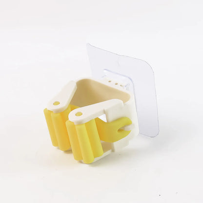 2177 Magic Sticker Series Self Adhesive Mop And Broom Holder - Zidbik