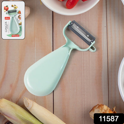 Apex Multipurpose Ginger Peeler With Stainless Steel Dual Blade - Zidbik